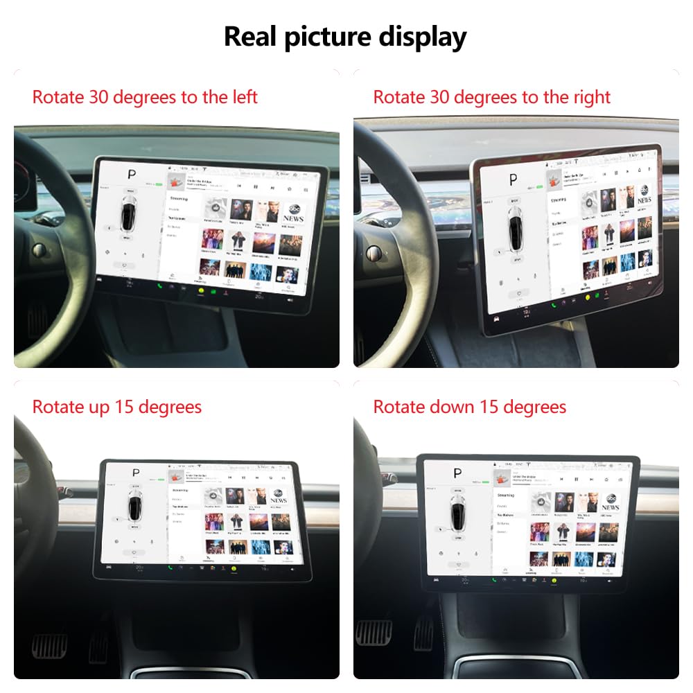 Novozopai Tesla Model 3/Y Bildschirm-Drehgelenk - neigbar - vier Richtungen