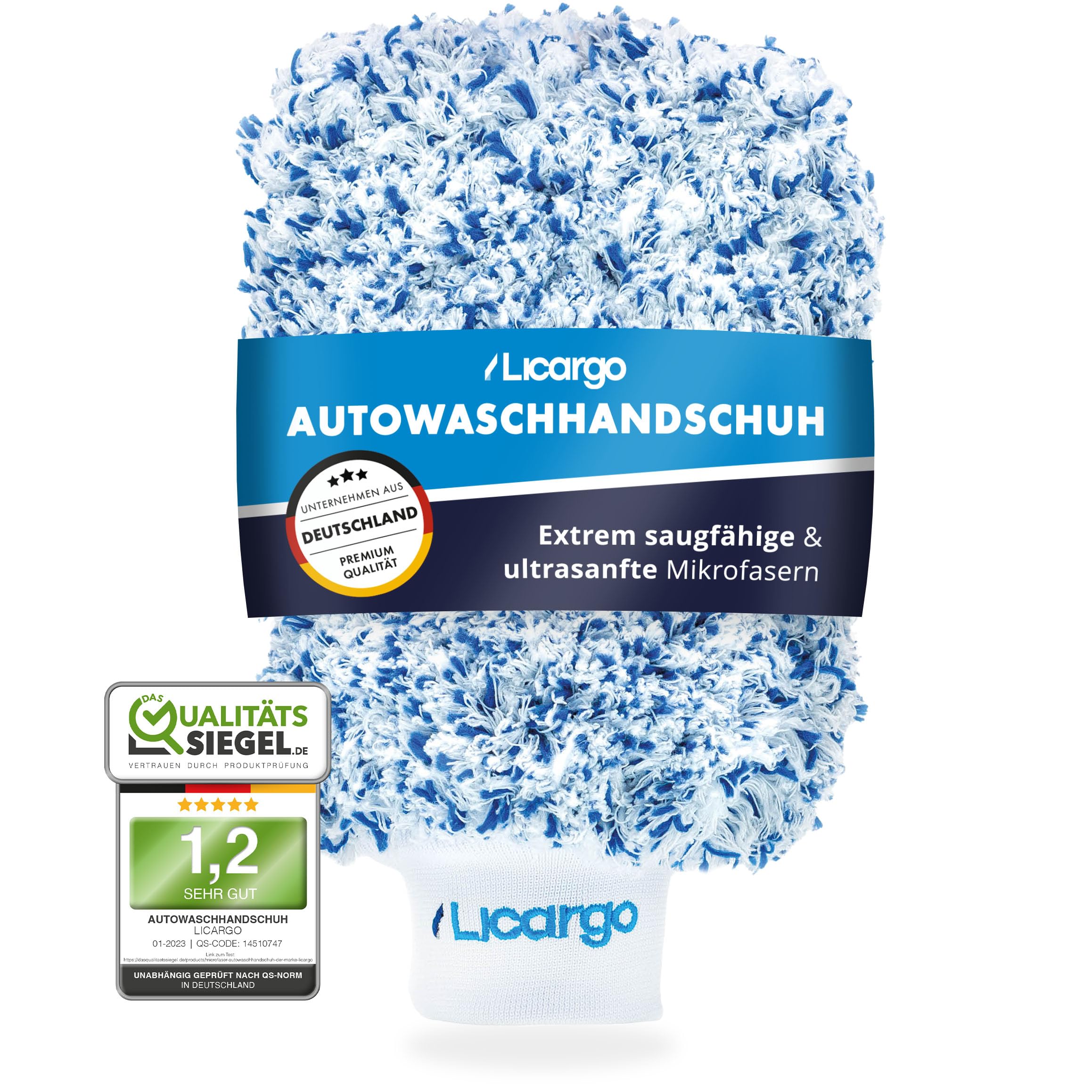 LICARGO® Autowaschhandschuh aus ultraweicher Mikrofaser