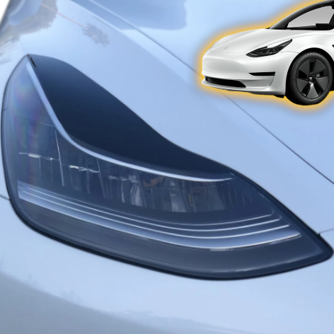 Tesla Model 3/Y Scheinwerfer Augenbrauen/Augenlider Folie – EFIEBER Shop