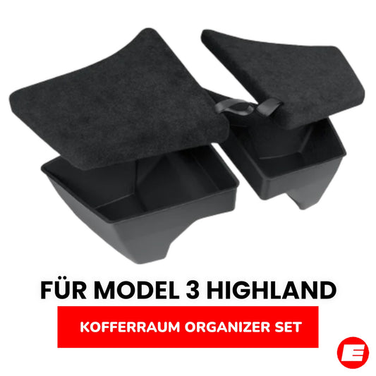Tesla Model 3 Highland (2024) Kofferraum-Organizer Set