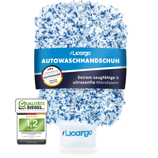 LICARGO® Autowaschhandschuh aus ultraweicher Mikrofaser - Reinigung Tesla Model 3/Y