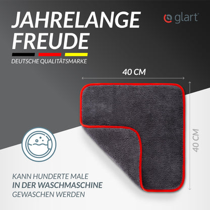 Glart Trockentücher nach Reinigung für Tesla Model 3/Y (3er Set) - 40x40cm