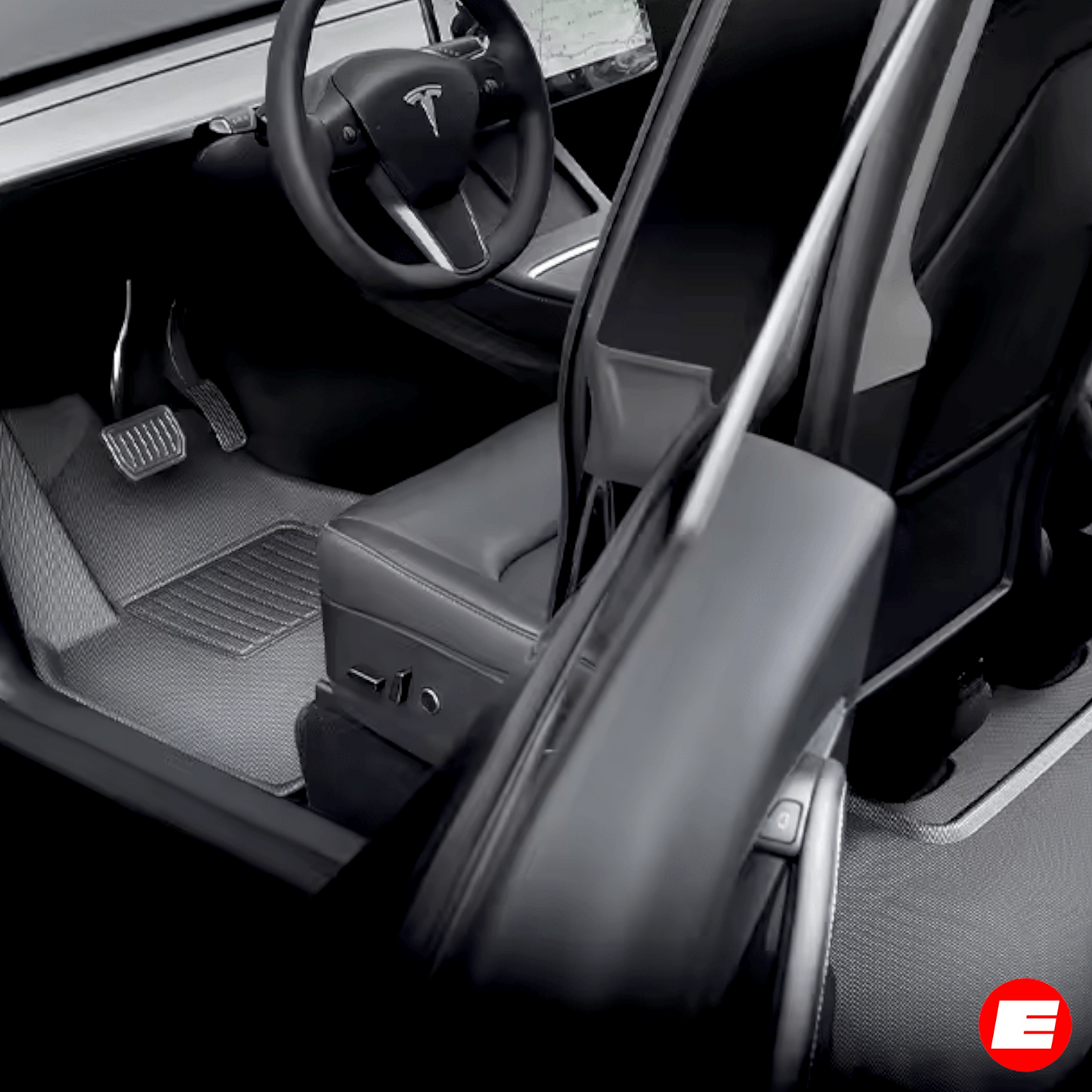Model 3 PreFacelift/Highland Fußmatten "EdelBoden" Set – der Premium Schutz für Dein Tesla Model 3