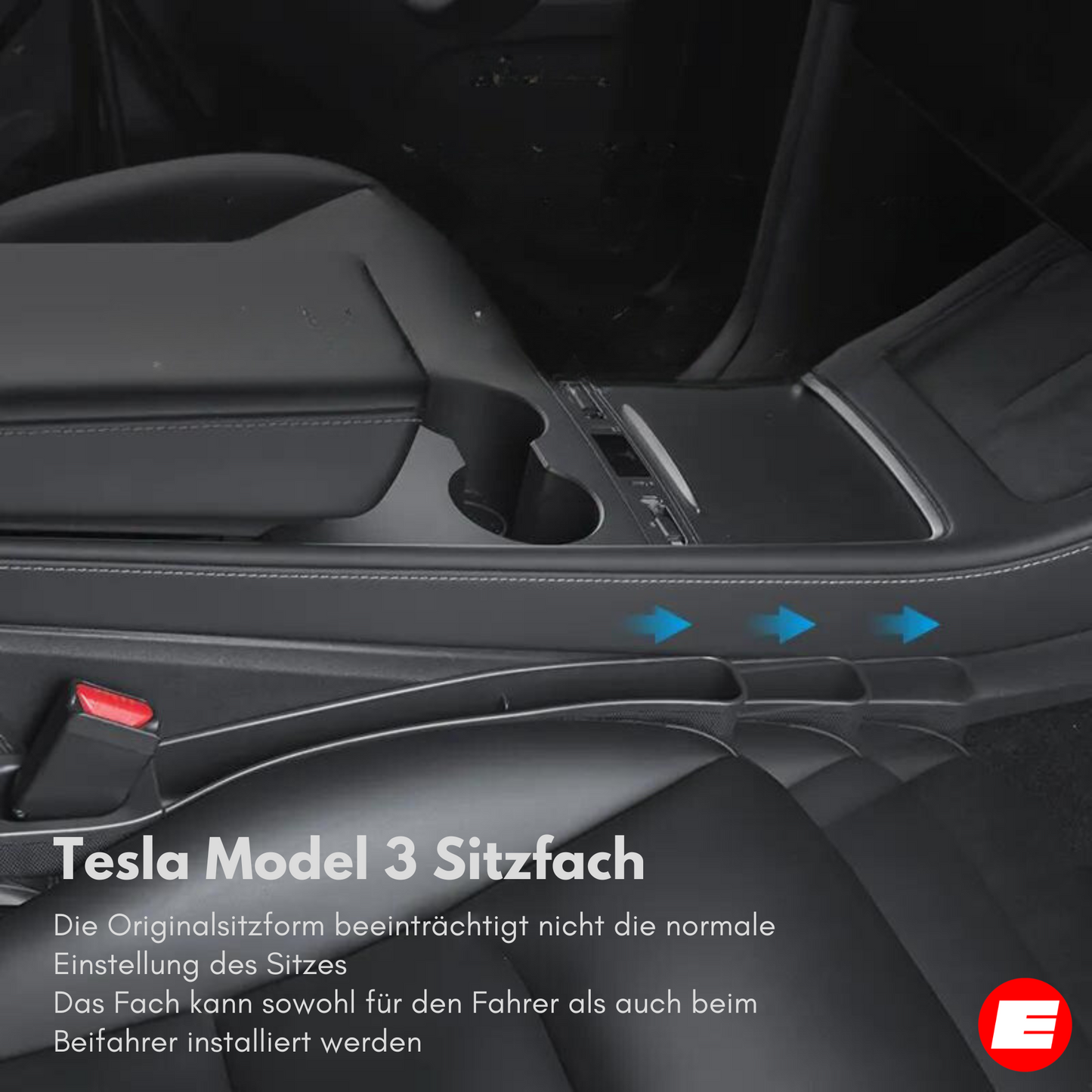 Praktisches Sitz Organizer Set für Tesla Model Y