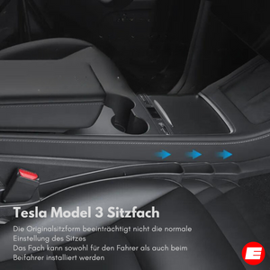 Praktisches Sitz Organizer Set für Tesla Model 3 (Pre-Facelift + Highland) und Model Y
