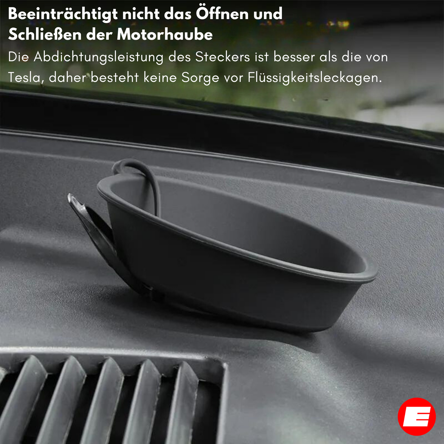 Praktischer Wischwassertrichter für Tesla Model 3 (Pre-Facelift, Highland) und Tesla Model Y